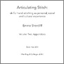 [thumbnail of Emma Shercliff - Articulating Stitch APPENDICES for repository]