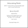[thumbnail of Emma Shercliff - Articulating Stitch PhD THESIS for repository]